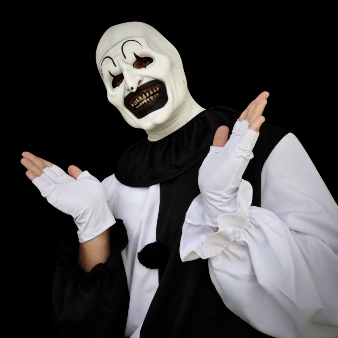 Art The Clown Realistic Mask — Halloween Horror Costume