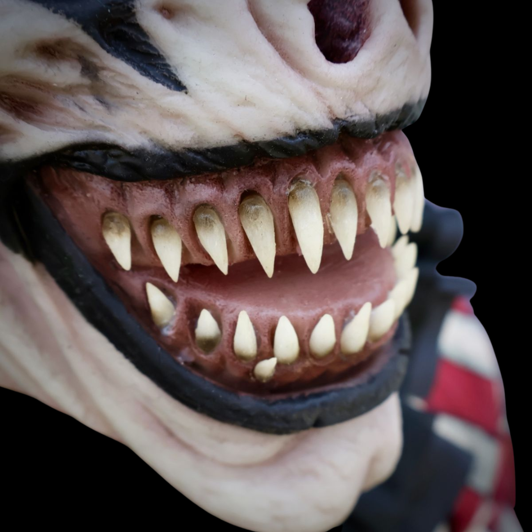 Jester Clown Holiday Mask — Carnival Horror Costume