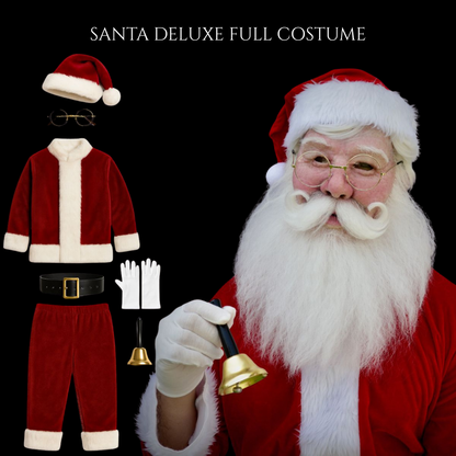Santa Claus Realistic Mask — Christmas Costume