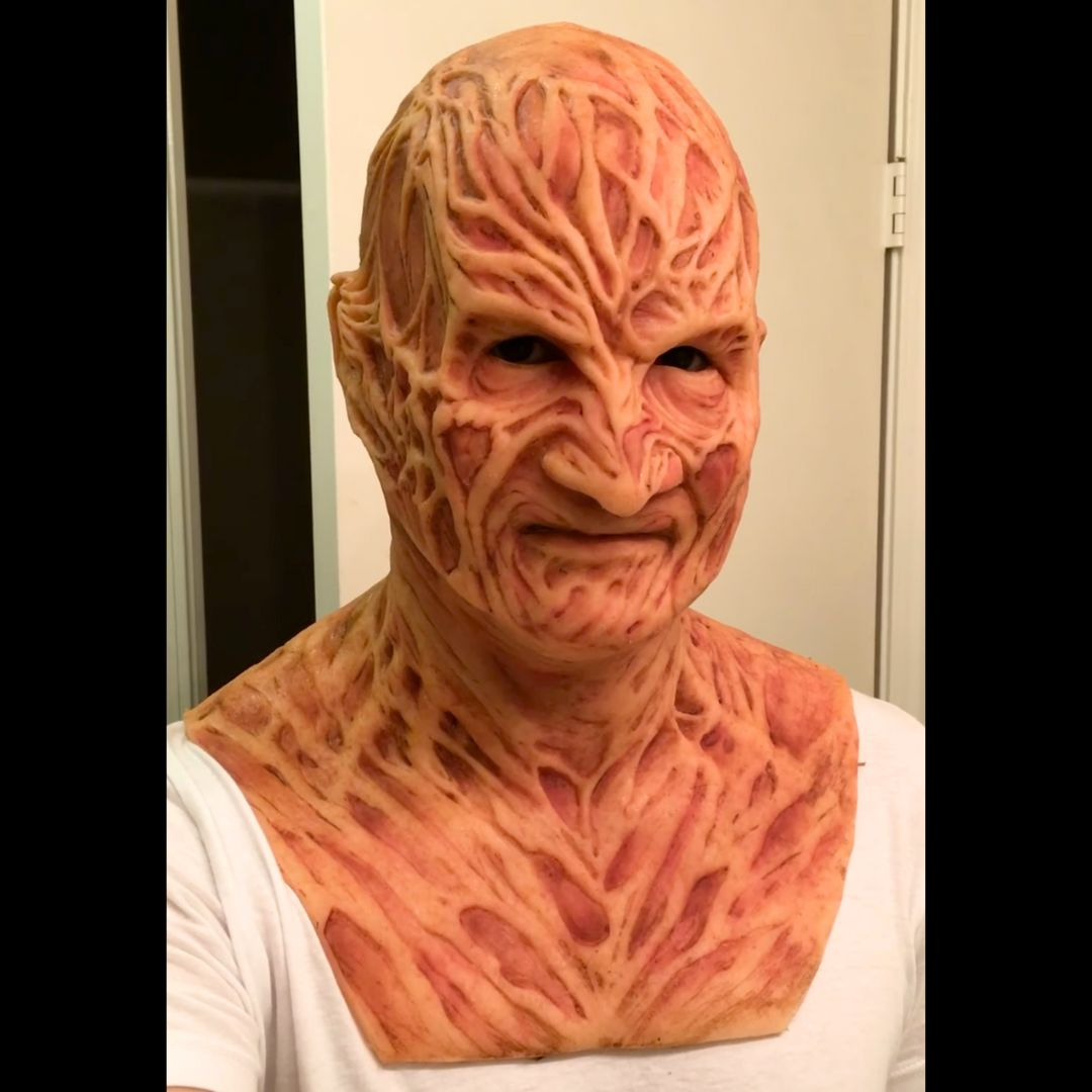 Freddy Krueger Mask — Movie-Quality Horror Costume