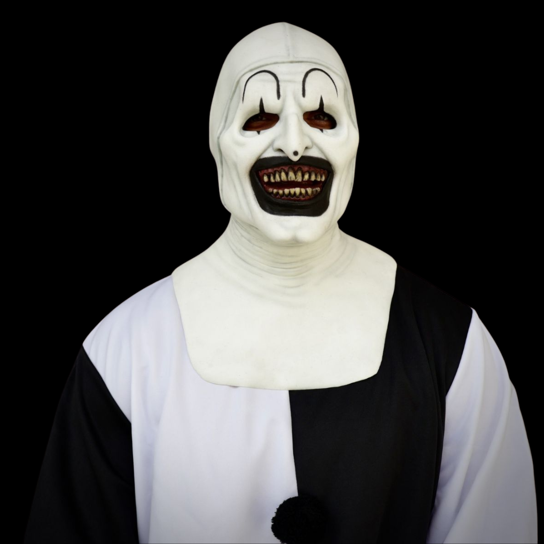Art The Clown Realistic Mask — Halloween Horror Costume
