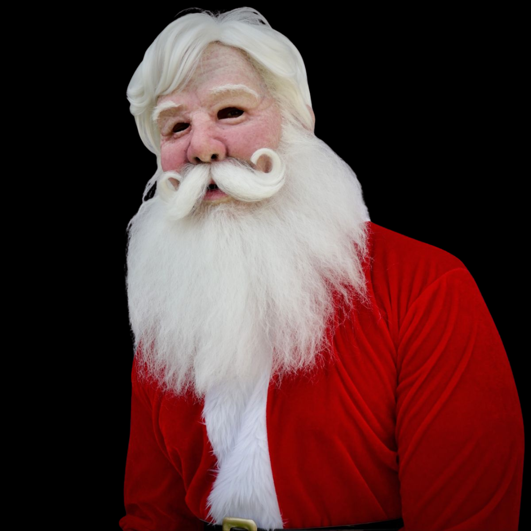 Santa Claus Realistic Mask — Christmas Costume