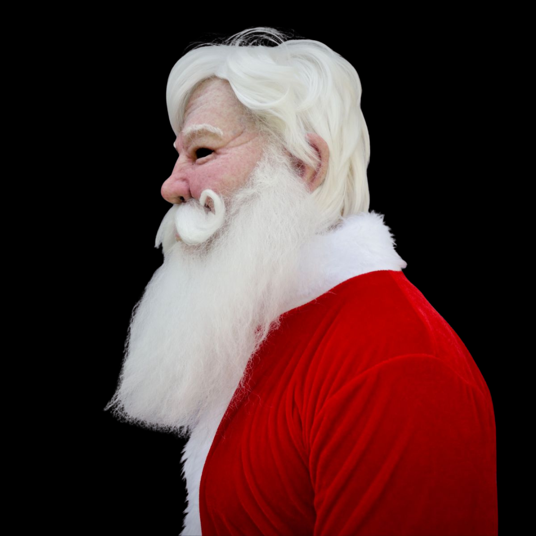 Santa Claus Realistic Mask — Christmas Costume