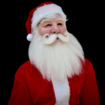 Santa Claus Realistic Mask — Christmas Costume