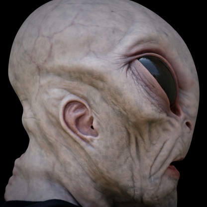 Alien Area-51 Realistic Mask — Holiday Horror Costume